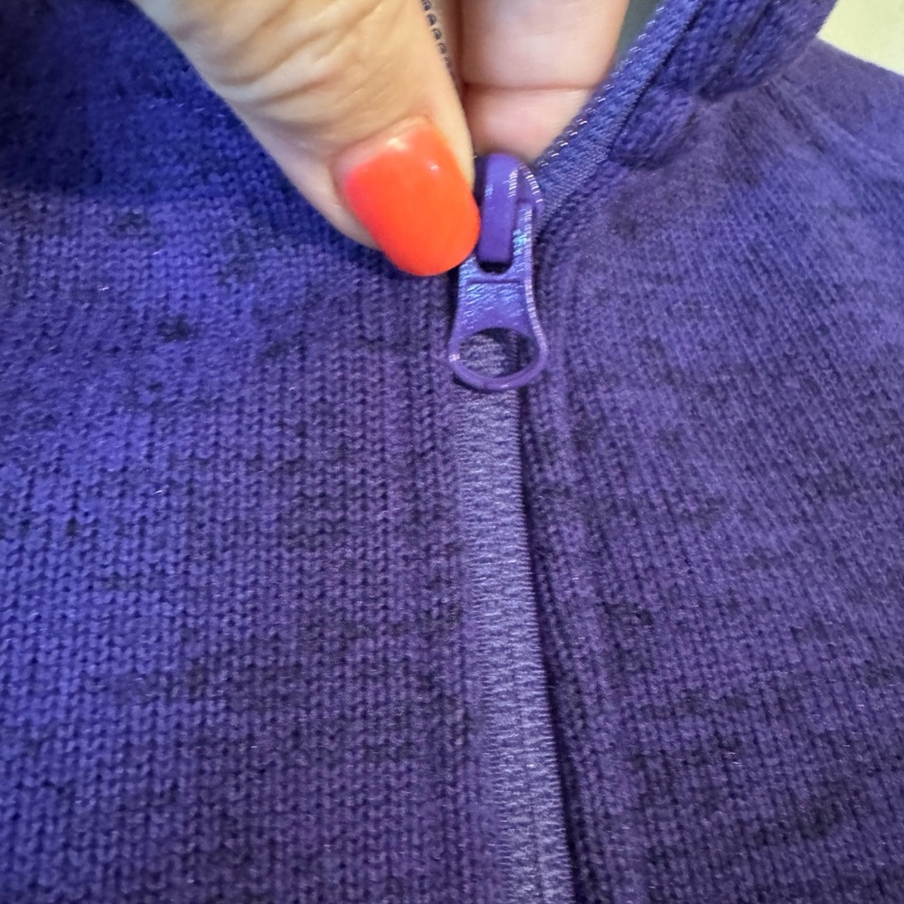NWT Women's Purple Sweater Jacket SMALL #3 - Picture 6 of 11